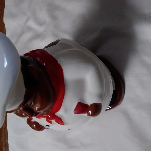 Chef UTENSIL HOLDER with Red Scarf - Picture 4 of 9